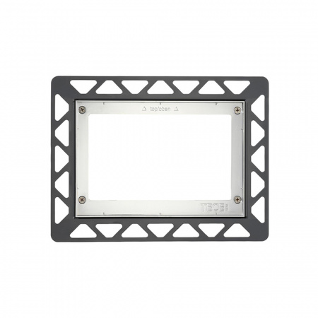 TECE Монтажная рамка для установки стеклянных панелей TECEloop или TECEsquare на уровне стены Хром глянцевый 9240649