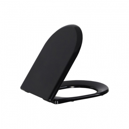 Creavit  CREAVIT Крышка ЧЕРНАЯ МАТОВАЯ дуропласт с микролифтом (съемная) KC0903.01.1400E  KC0903.01.1400E