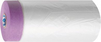 Пленка укрывная с малярной лентой фиолетовая бумага Storch