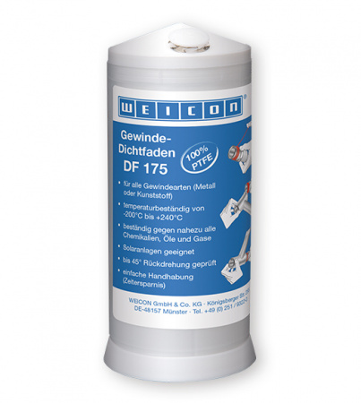 WEICON Нить для уплотнения резьбы DF 175 с PTFE