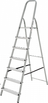 Стремянка стальная с алюминиевыми ступенями NV1130 артикул 1130107