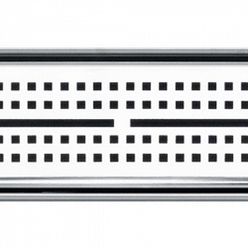 Решетка TECE TECEdrainline quadratum для слива из нержавеющей стали прямая 600950
