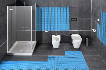 Компенсирующее нагрузки гидроизоляционное полотно под теплый пол PRODESO® HEAT, арт. PDESH 151/E (рулон 15м2)