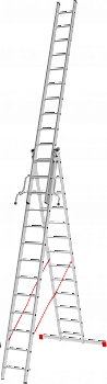 Лестница алюминиевая трехсекционная VIRA NV4230 артикул 4230313