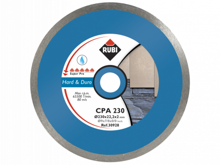 Диск сплошной для резки твёрдых материалов CPA 300 SUPERPRO. RUBI