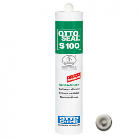 Профессиональный универсальный силиконовый герметик OTTOSEAL S100 PREMIUM С74 (пастельно-бежевый), 300мл