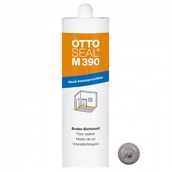Профессиональный гибридный STP-герметик   для напольных покрытий OTTOSEAL M390 C1172 (серый титан), 310мл