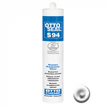 Огнестойкий нейтральный силиконовый герметик  OTTOSEAL S94 С00 (прозрачный), 310мл