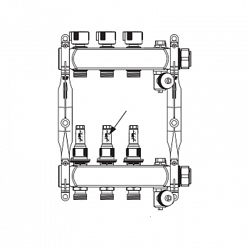 TECE  Запасной расходомер TECEfloor, 0,5–4,0 л/мин.  77990070