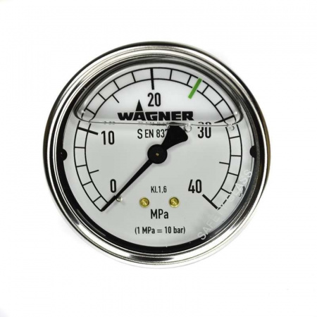 Манометр на 250 — 400 бар в сборе; I = 1/4“; A = 1/4“ Wagner