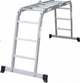 Лестница-трансформер алюминиевая, ширина 400 мм NV1322 артикул 1322403