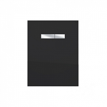 TECE  Верхняя панель TECElux с механическим блоком управления стекло черное, клавиши хром глянцевый  9650004