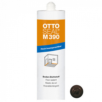 Профессиональный гибридный STP-герметик   для напольных покрытий OTTOSEAL M390 C49 (темно-коричневый), 310мл