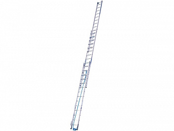 Трёхсекционная лестница с тросом