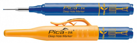 PICA-MARKER 150/41/SB Строительный маркер для глубоких отверстий Pica - Ink (Синий)