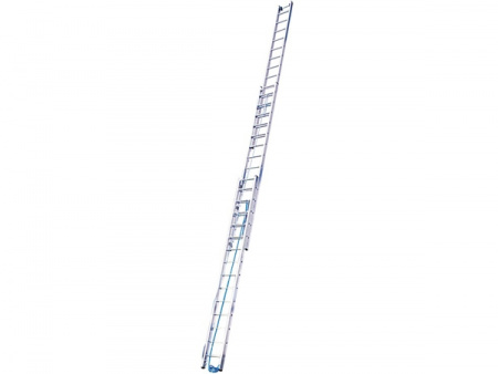 Трёхсекционная лестница с тросом