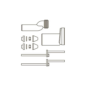 TECE  Монтажный комплект для изменения высоты установки унитаза  9880073