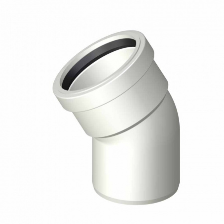 POLO-KAL  Шумопоглощающий отвод канализационный 30° 75-30°  02521