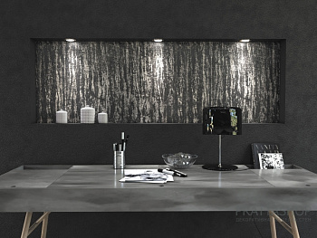 Эффект черного натурального камня