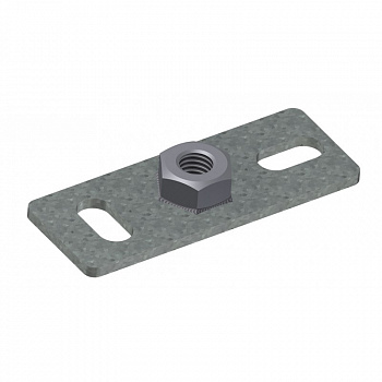 POLO-KAL  Опорная пластина с двумя отверстиями М10  01920