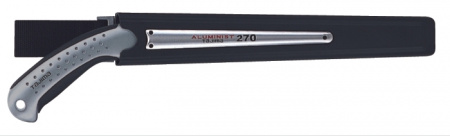 Ручная пила ALUMINIST, с черным полотном, 270 мм, в поясном чехле TAJIMA ALSA270