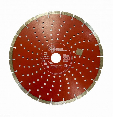 Диск алмазный отрезной 300*32 Сегментный серия Grand hot press GUS727