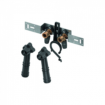 TECE  Монтажный комплект с настенными уголками для дистанционного подключения смесителя, бронза 16 × Rp 1/2"  8723101