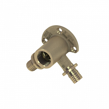 TECE  Тройник угловой с настенным креплением, удлиненный, кремнистая бронза 16 x Rp 1/2" x 16  708628