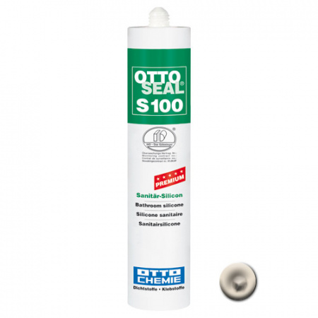 Профессиональный универсальный силиконовый герметик OTTOSEAL S100 PREMIUM С84 (пергамон), 300мл