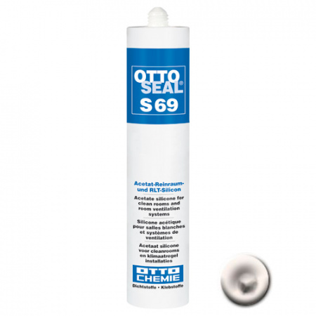 Силиконовый герметик с повышенной химической стойкостью OTTOSEAL S69 С9010 (белый), 310мл