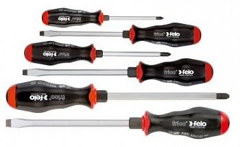 Набор отверторк SL/PH с шестигранным лезвием, 6 шт FELO 550 961 47