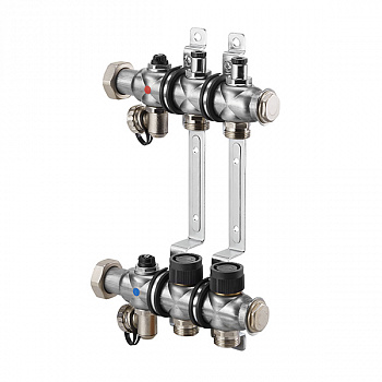 Oventrop  Распределительная гребенка Multidis SF, 12 х G 3/4 с вентильными вставками 12 контуров  1404562