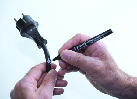 PICA-MARKER 532/52/SB Маркер строительный INSTANT WHITE Белый, круглый наконечник (1-2 мм) в блистере