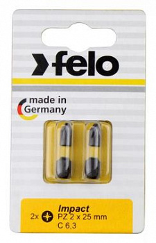 Бита крестовая ударная серия Impact PZ 2X50 на блистере FELO 03102541