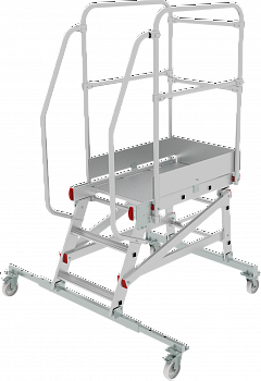 Индустриальная передвижная лестница-подмости с платформой NV5510 артикул 5510103