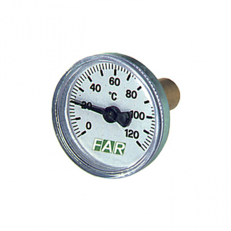 FAR  Термометр Ø40 мм 3/8” шкала 0-120°C  FA 2650