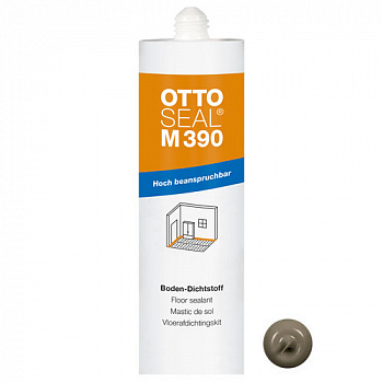 Профессиональный гибридный STP-герметик   для напольных покрытий OTTOSEAL M390 C56 (серый бетон), 310мл