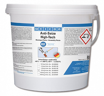 Антикоррозионная монтажная паста Anti-Seize High-Tech WEICON wcn26100500