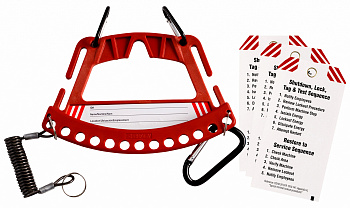 Держатель для замков и бирок поясной