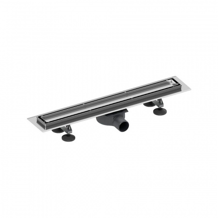 Комплект TECE TECElinus для монтажа дренажного канала 2 в 1 с основой для плитки tile и матовой решеткой steel 800 мм 15103080