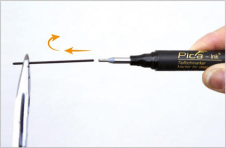 PICA-MARKER 150/41/SB Строительный маркер для глубоких отверстий Pica - Ink (Синий)