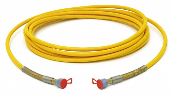 Шланг DN6 27 MPa 1/4 дюйма 15 метров жёлтый Wagner