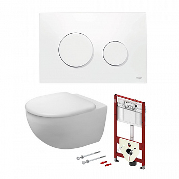 TECE  Комплект с панелью смыва TECEloop AntiBac и унитазом Duravit Architec Rimless®  1000101
