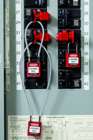 Замки Brady нейлоновые компактные с гибкой дужкой