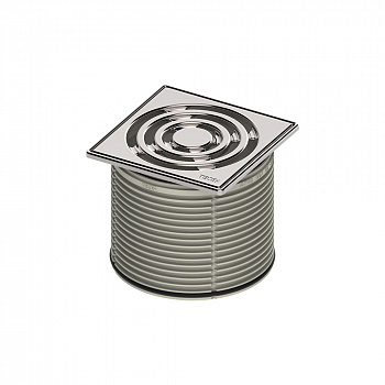 TECE  Декоративная решетка 100 мм в стальной рамке с монтажным элементом  3660002