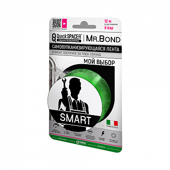 Pipal mrBond  Универсальное средство для оперативного ремонта  QuickSPACER® Mr.Bond® SMART 8 бар, 25,4 мм зеленый  201250004
