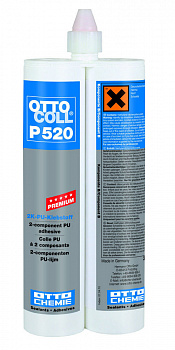 Профессиональный клей для соединения конструкций из металла и других материалов OTTOCOLL P520, (арт. P520-15-C635)