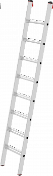 Профессиональная алюминиевая приставная лестница с развальцованными ступенями 80 мм NV3214 артикул 3214108