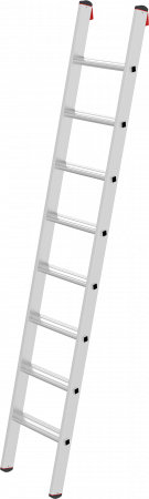 Профессиональная алюминиевая приставная лестница с развальцованными ступенями 80 мм NV3214 артикул 3214108