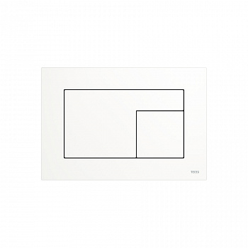 TECE TECEvelvet панель смыва с двумя клавишами Белая 9240735